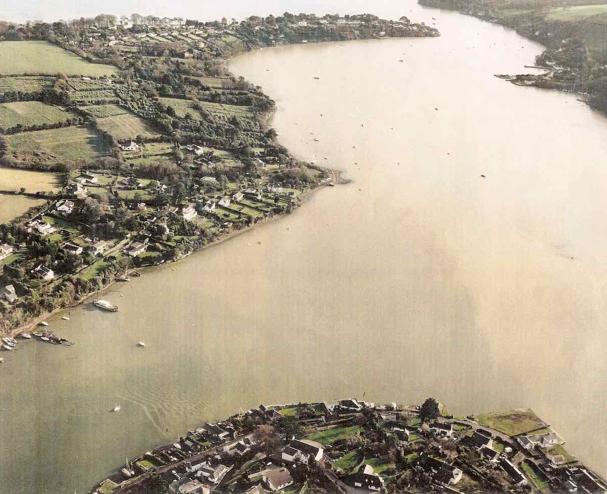 The now ‘Environment Agency’ photo of effects of Wheal Jane spill in 1992