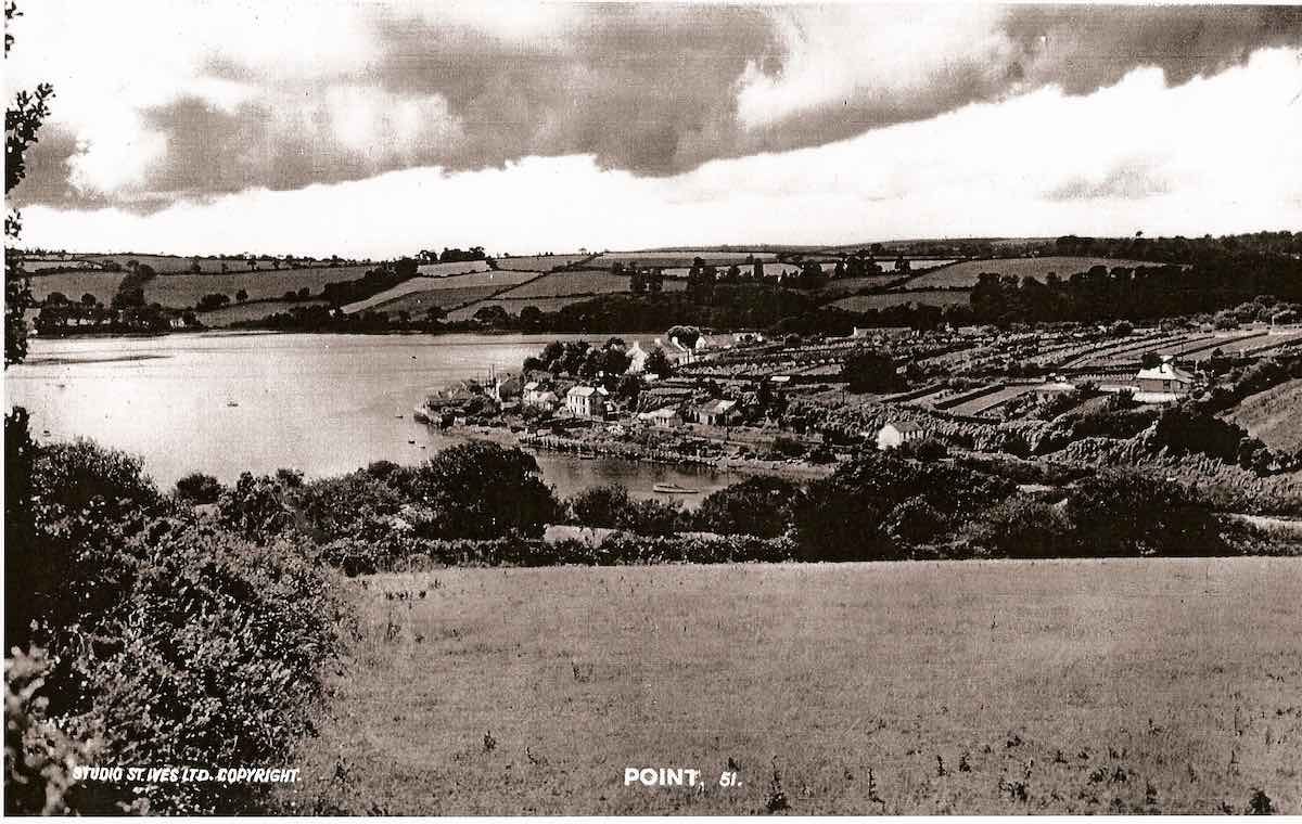 Overlooking Point from Trolver Croft in the 1940’s.  Photo: Mrs J Hibbert.