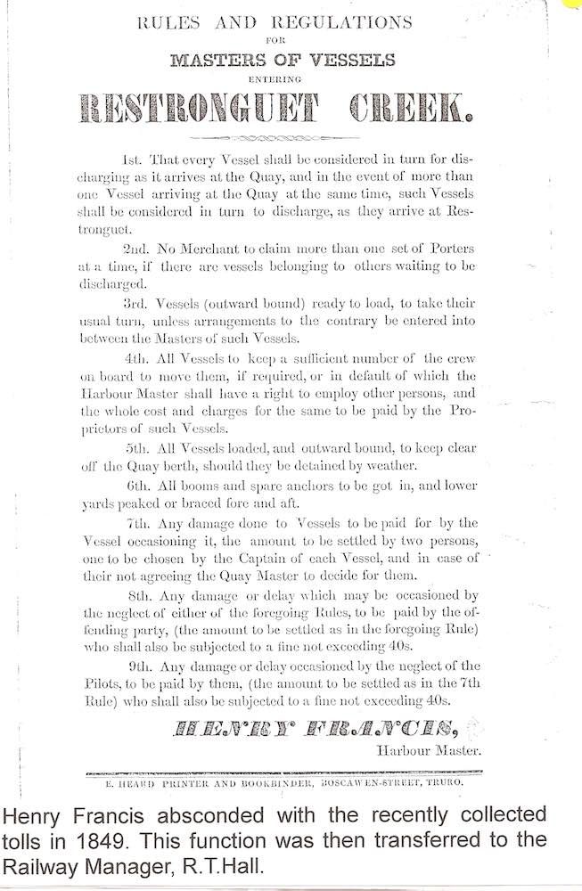 Regulations for visiting ships