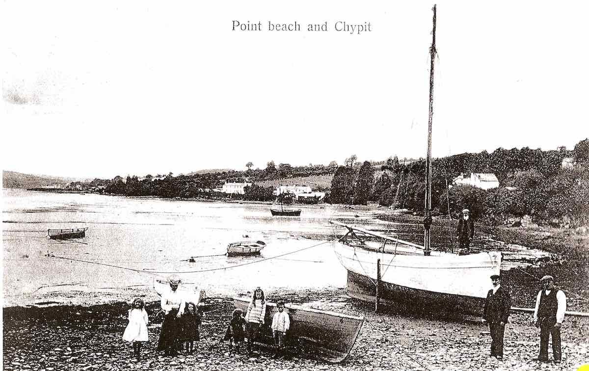  Point Beach and ‘Chypit’ (corruption of Chycoose where there was a saw-pit?). Photo: Bob Acton.